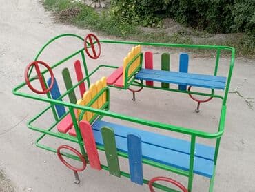 садовые качели: Детский автомобиль!!! Для муниципальных и частных садов! Игровых — 9