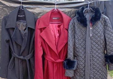 Атайын кийим: Пальтолор, Күз-жаз, Кыска модель, Куру менен, 4XL — 1