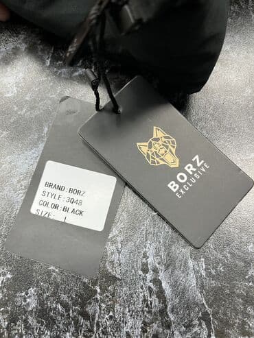 дордой вещи: Мужская куртка, L, Borz, Новый, цвет - Черный, Самовывоз, Платная доставка — 5