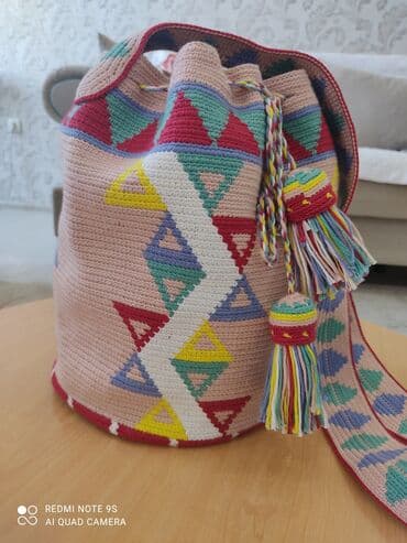 сумка ванс прозрачная оригинал: Сумка мочила с крючком,100 %хлопок — 3