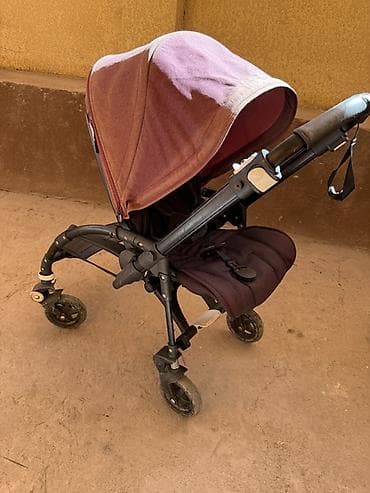 детиский коляска: Коляска, Другой бренд, цвет - Коричневый, Б/у, Бесплатная доставка — 4