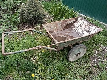 Садово-строительная тачка и тележка, Стальная, Двухколесная