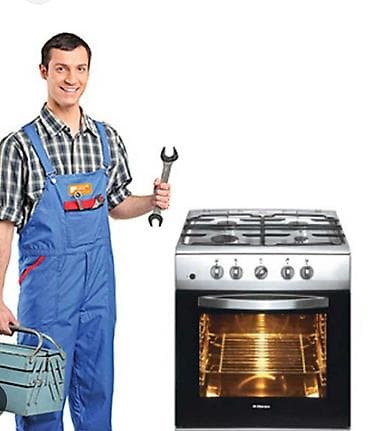 Услуги по ремонту и подключению газовых и электрических плит/духовых