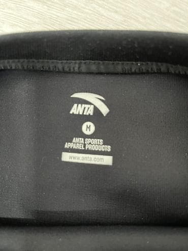 мужские спортивные брюки: Мужской спортивный костюм, M, L, Anta, Новый, цвет - Черный, Платная доставка, Бесплатная доставка, Самовывоз — 3