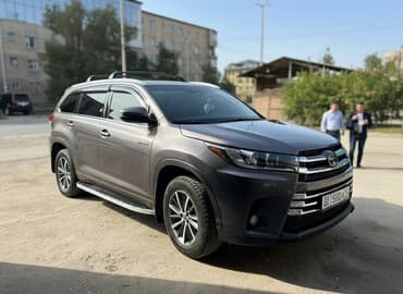 срочно продам авто в связи с переездом: Toyota Highlander: 2018 г., 3.5 л, Автомат, Гибрид, Кроссовер — 1