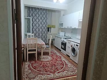 house kg бишкек: 2 комнаты, С мебелью полностью — 2