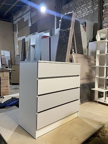 Кийим үчүн комоддор: Кийим үчүн комод, Күзгүсүз, ЛДСП, түсү - Ак lalafo.kg да — 1 Кийим үчүн комоддор: Кийим үчүн комод, Күзгүсүз, ЛДСП, түсү - Ак — 1