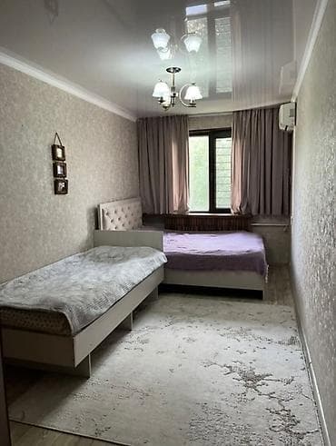 osh flat: 3 комнаты, 58 м², 6 мкр 104 серия, 4 этаж, Евроремонт — 1