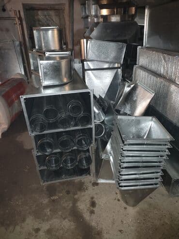 расценка строительных работ в бишкеке 2024: Жестяные работы, Вентиляция — 16