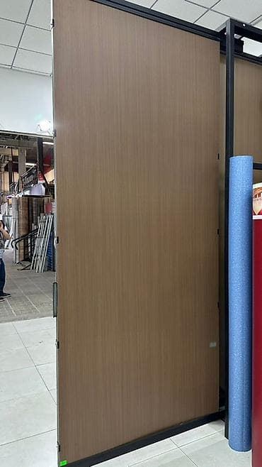 solutions elementary: Межкомнатная дверь с полотном в отделке под древесину (вертикальная — 1