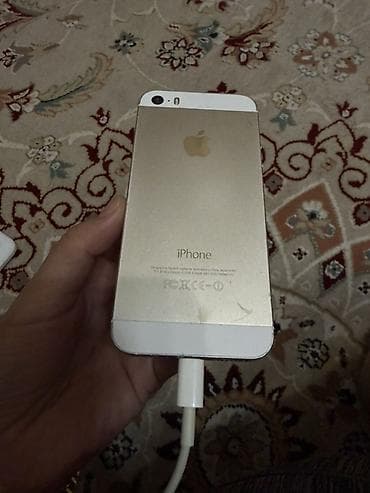 IPhone 5s, Б/у, 16 ГБ, Золотой, Кабель, 86 % — 7