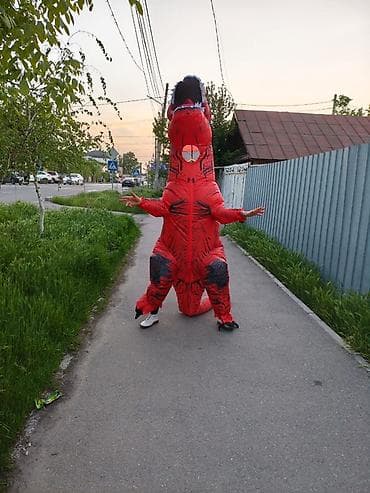 нодом: Прокат костюма за 4часа 1000сом. Надувной костюм динозавра T‑Rex — 4