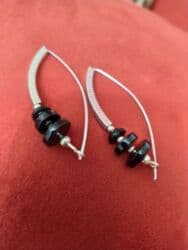 Атайын кийим: Күмүш сөйкөлөр, Үлгүсү 925, Агат, Аялдарга, Жаңы — 27