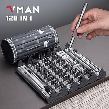 Набор прецизионных отверток VMAN 128 in 1 - Полный комплект из 128