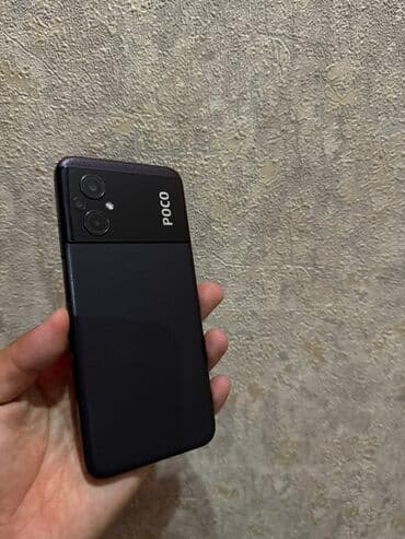 смарт соат: Poco M5, Колдонулган, 128 ГБ, түсү - Кара, 2 SIM — 1