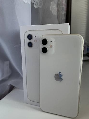 iphon 14: IPhone 11, Б/у, Белый, Коробка — 2