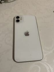айфон на обмен: IPhone 11, Б/у, 128 ГБ, Белый, Зарядное устройство, Чехол, Коробка, 76 % — 1
