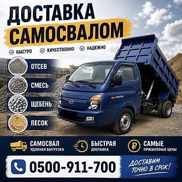 Смесь щебень и отсев: Смесь щебень и отсев, Для стяжки, Портер — 1