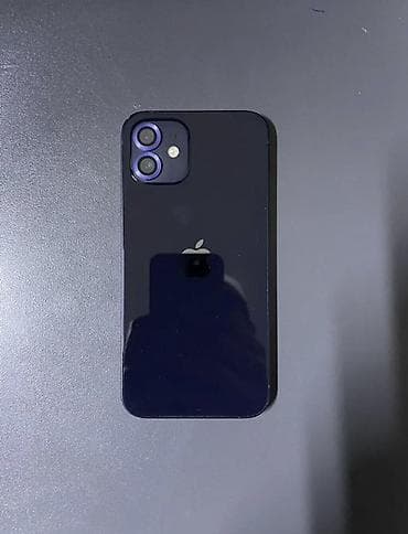 IPhone 12, 128 ГБ, Черный, Чехол, Кабель, 80 %