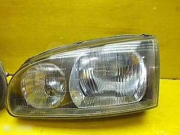 бу: Передняя правая фара Mitsubishi 1996 г., Б/у, Оригинал, Япония — 1