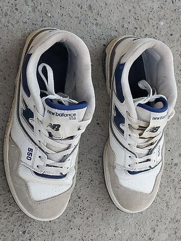 кийим: Эркектердин кроссовкасы, 42, New Balance, Колдонулган, түсү - Ак — 3