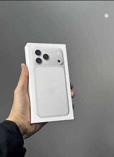 IPhone 17 Pro Max, Новый, 256 ГБ, Белый, Коробка