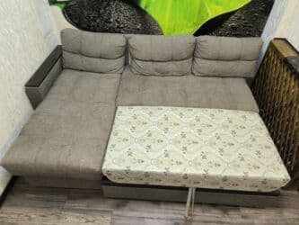 диван одиночный: Раскладной диван, Б/у — 2