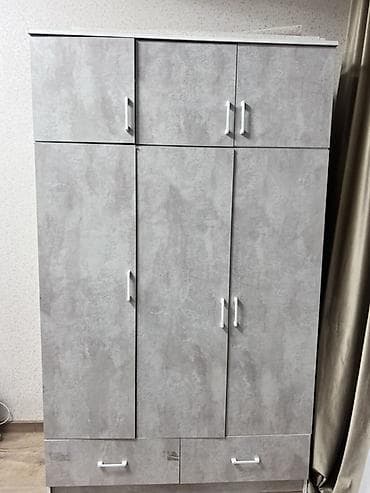 барби шкаф для одежды: Шифоньер, шкаф для одежды, Б/у, Прямой, ЛДСП — 1