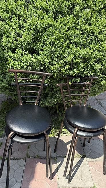 Табуретки: Барный стул, Б/у, Железо — 4