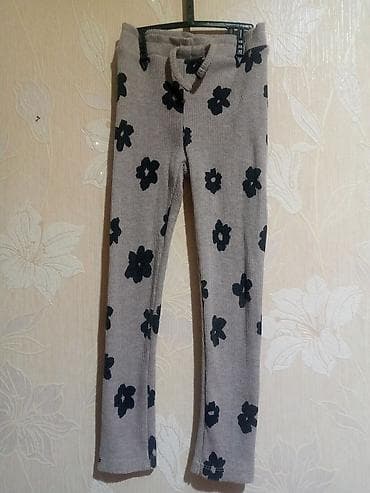 Джинсы и брюки: Комплект, цвет - Бежевый, Б/у — 8