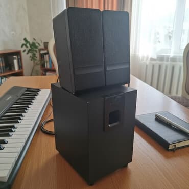 Акустическая система 2.1 для компьютера/ноутбука - Комплектация at lalafo.kg Акустическая система 2.1 для компьютера/ноутбука - Комплектация