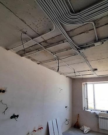 установка пластиковых потолков: Услуги электромонтажа под ключ в квартирах и домах Что делаем: - — 3