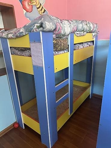 Детская мебель: Двухъярусные детские кровати для группы/лагеря - Модульные секции по — 2