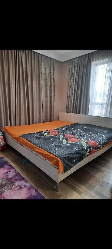 sofa bed: Кровать двуспальная с металлическими опорами и металлическим каркасом — 1
