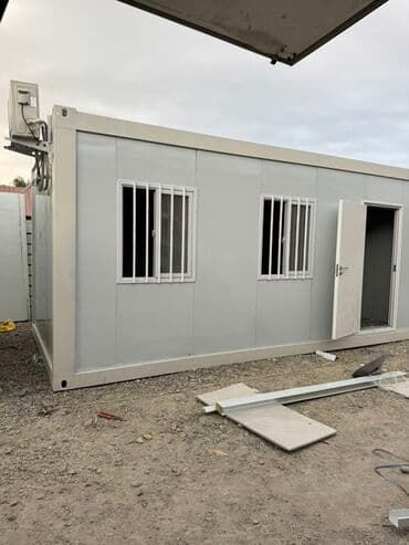 контейнер для дом: Модулдук үй 6×3м — офис, соода түйүнү же убактылуу жашоо үчүн эң сонун — 7