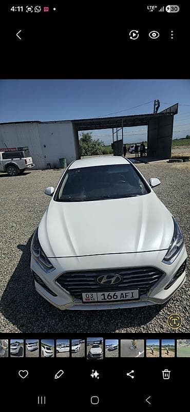 hundai: Hyundai Sonata: 2018 г., 2 л, Автомат, Бензин, Седан — 8