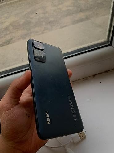 iphone 23 pro: Redmi, Redmi Note 11, Б/у, 128 ГБ, цвет - Черный, 2 SIM — 1