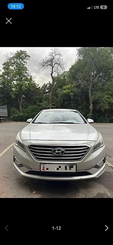 Транспорт: Hyundai Sonata: 2015 г., 2 л, Автомат, Газ, Седан — 1