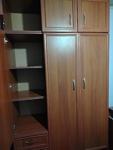 Спальные гарнитуры: Спальный гарнитур, Шкаф, ДСП, цвет - Коричневый — 4