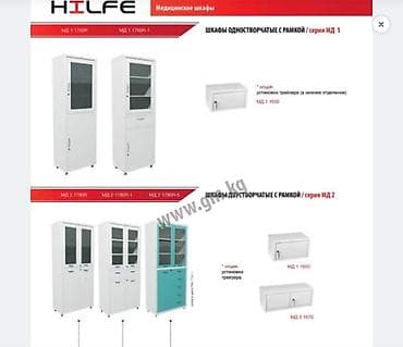 Медицинская мебель: Шкаф медицинский HILFE МД 2 1670/SS для хранения медикаментов — 5