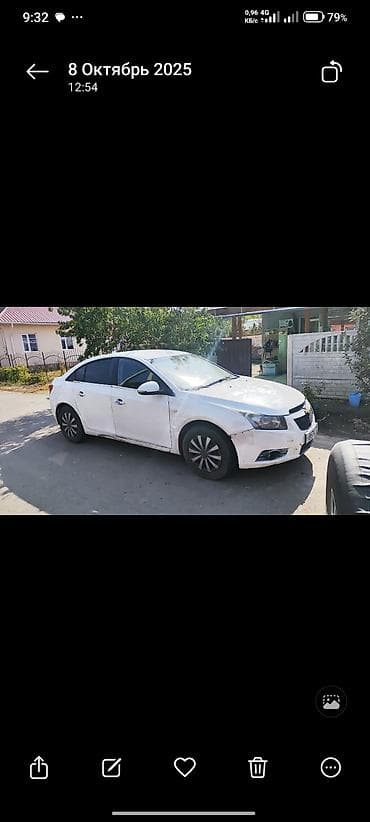 a6 c4: Chevrolet Cruze: 2010 г., 1.6 л, Автомат, Бензин, Седан — 2