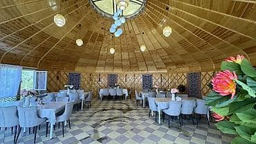 Ысык-Көлдө конок үйлөр: А-фрейм үй, Тоң, 20+ орун — 9