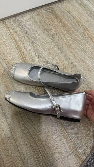 балетки 39 размер: Балетки - Цвет: металлик серебро - Материал верха: гладкая — 1