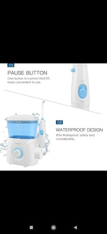 зубные щетки для брекетов: Ирригатор Стационарный, Новый — 6