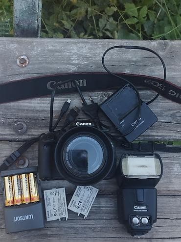 фото 3 на 4: Б/У срочно продаю Состав комплекта: - Зеркальная камера Canon — 1