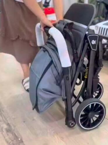 коляска cybex: Коляска, цвет - Серебристый, Б/у — 1