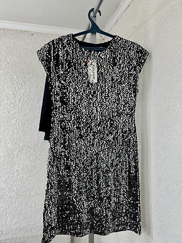 летний платье: Повседневное платье, Лето, Длинная модель, Шифон, S, M, L — 6