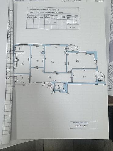 jalalabad flat: 4 комнаты, 125 м², Элитка, 14 этаж, Готовая ПСО (под самоотделку) — 2