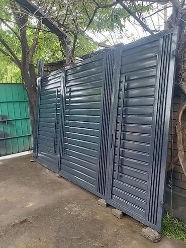 Распашные ворота: Металлические ворота и калитки под заказ - Изготовление распашных и — 5