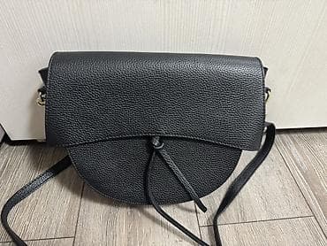 Классическая сумка, Материал: Натуральная кожа, Застежка на молнии, Женские, Б/у